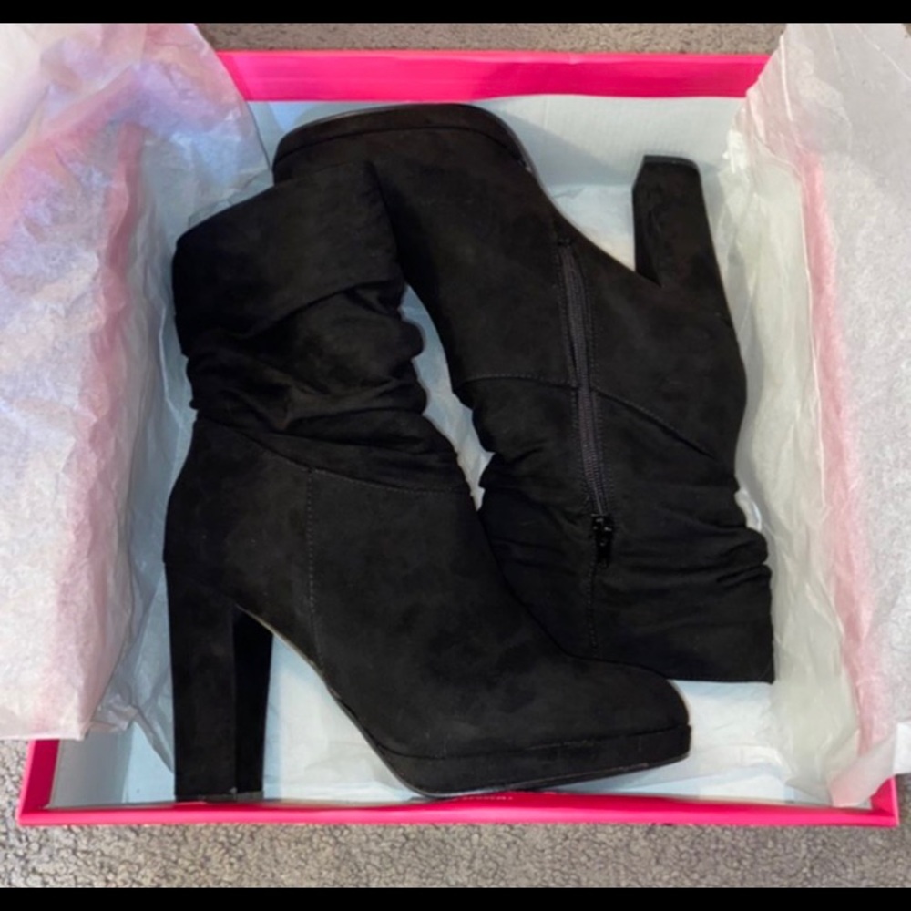 Black Heeled Boots